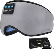 Bluetooth Sleep Eye Mask Wireless Headphones, Sleeping Eye Cover Travel Music He