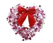 Valentine's Day decoration heart-shaped Garland home decoration wedding room decoration Valentine's Day wedding car decoration