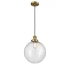 Innovations 204-12 XXL Beacon Corded Mini Pendant, BBR/Seed - 201C-BB-G204-12