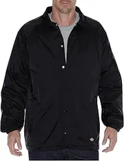 [Dickies] Men's Snap-Front Nylon Jacket