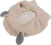 Dog Grooming Earmuffs, Relieve Anxiety Noise Protection Comfortable Knitted Rabbits Ear Pet Hat for Large Dogs