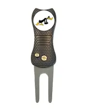 Daffy Duck Angry Golf Ball Marker w/ Switchblade Divot Tool Bugs Bunny