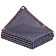 6pin Black Hdpe Anti-uv Sun Shade Net Garden Plant Cover Awning Outdoor Gazebo Pergola Awnings Terrace Sunshade Net Shading Sail