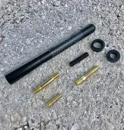 Black Carbon Fiber Stubby Short Antenna 5" Fits Toyota Tacoma 4runner Tundra FJ (for: Toyota)