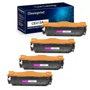 4PK CE413A Magenta Toner Cartridge For HP LaserJet 400 color M451dn M451nw