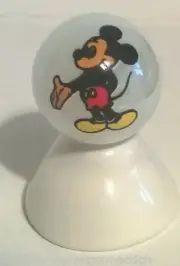 MIC KEY MOU SE "HANDSHAKE" CARTOON CHARACTER ON WHITE PEARL MARBLE