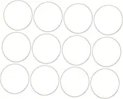COMNESTBI 12pcs Bamboo Dream Catcher Rings DIY Craft Making Materials for Wreaths Wind Chimes and Mandalas Smooth Bamboo Frame for Handmade Projects