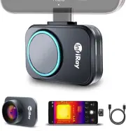 Infiray P2 Pro Thermal Camera for Android, with Magnetic Macro Lens, 256X192 IR