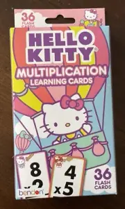 Hello Kitty Multiplication Flash Learning Cards NEW