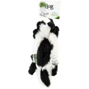 GoDog Flatz Plush Skunk With Squeaker Dog Toy