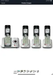 VTech 4-Handset DECT 6.0 Cordless Answering System with Caller ID & Call Waiting