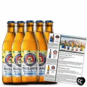 Paulaner Weizen Radler Non Alcoholic Beer 5 Pack, Award Winning Beer from Munich