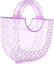 [Kisangel] Cute Handbag for Adorable DIY Jewelry Organizer Sparkly Design for School Parties and Daily Use Versatile Storage Bag for Fashionable Accessories
