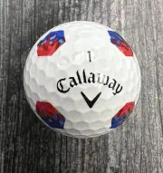 Callaway Chrome Soft Red & Blue Tru Track New Prototype Golf Ball (1)
