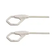BabyDan Double Slide Lock Baby Safety Protection For Furniture Cabinet White