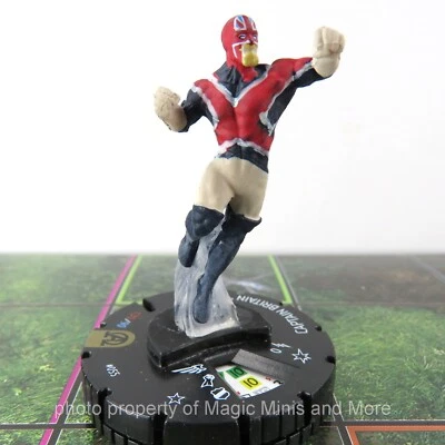 Black Panther & Illuminati ~ CAPTAIN BRITAIN #055 HeroClix Avengers sr w/card