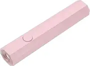 minkissy Nail Lamp Bendable Pocketbook Portable Dryer Fabric Basket Pastel Mini LED Lamp Nail Part Spa Hair Headband Hat Plush Spa Headband Bobbins Flowerpot Produce Rattan Pantry Abs Pink