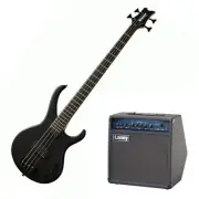 Kramer D1 Bass Satin Black and Laney Richter RB2 30 Watt Amp Bundle