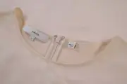 Vince NWOT Long Sleeve Flowy Silk Top Size Large in Tannish Cream