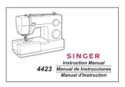 SINGER Heavy Duty 4423 Sewing Machine Operation Instruction Manual PDF printed