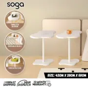 SOGA 2X 42x28cm White Cloud Shaped Table Durable Stylish Accent Home Decor