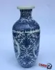 景德鎮陶瓷器 仿古青花瓷花瓶花插 家居飾品客廳工藝時尚擺件1入