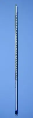 12" ACCUSAFE LAB THERMOMETER -10 to 260 C PTFE COATED