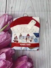 Elf On The Shelf Hooded Towel 24”x50” 61cmx127cm 100% Cotton Season To Spark