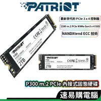 在飛比找蝦皮商城優惠-PATRiOT美商博帝 P300 SSD固態硬碟 M.2 2