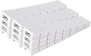 ZZJMCH 12 Pack White Multi Purpose Furniture Plastic Shims for Leveling Extreme Weight Capacity Wedges Easy to Snap Cut-to-fit Size Leveler for Toilet Shims, Doors, Windows, Sheds, Table
