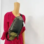 Coach CM184 Track Belt Bag In Signature Canvas With Camo Print IN Green Multi
