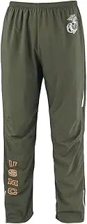 [Genuine Issue] GI NB US Men's USMC Physical Training Pants, Moisture-Wicking, Lightweight, Water-Resistant, Olive Drab, Made in USA