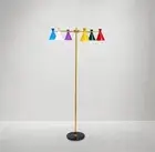 Mid-Century Italian Floor Lamp, Multi colour Sconce, 6Arm & 6 Lights floor Lamp