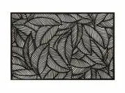 Maxwell & Williams Set of 6, 45 X 30cm Cut Out Placemats Leaf Black GI0175
