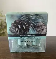 New Two Pack Bath & Body Works Fresh Balsam Wallflowers Refills