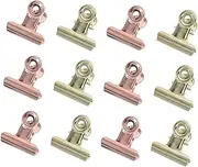 MUSISALY Nail Extension Clip Set 12pcs Gold Rose Gold Professional Manicure Clamp Nail Art Supplies for Home