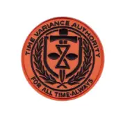Time Variance Authority Loki TVA Patch for VELCRO BRAND Hook Fasteners