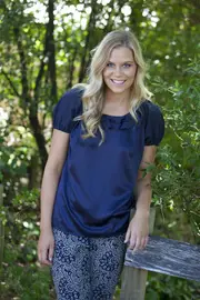Drapy Chiffon Blouse--ESC-V2P160