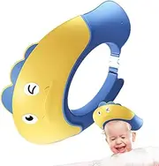 Toddler Shower Cap Shield | Adjustable Dinosaur Shape Soft Shower Hat,Bathing Protection Visor For Kids Ages 6 Months And Up, Head Eye Ear Shampoo Caps