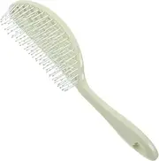Gogogmee Detangle Wet Paddle Brush for Women Curved Vented Hairdressing Comb for Long Hair Volumizing Effect High Crown Styling Durable Design for Home Salon Use