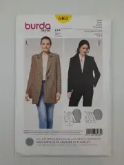 Burda Sewing Pattern 6463 Women's Jacket Pattern Size US 8-20 EUR 34-46 NEW