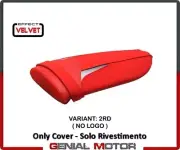 Seat saddle cover Soma Velvet Red (RD)T.I. for MV AGUSTA F4 1999 > 2009