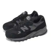 在飛比找ETMall東森購物網優惠-New Balance 休閒鞋 580 男鞋 黑 磁石灰 防