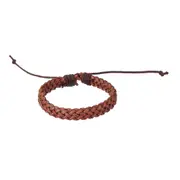 7 Pcs Vintage Bangle Bracelets Set Stretch Multi Row Leather Adjustable Bracelet