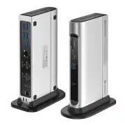 [Intel Certified] Cable Matters 40 Gbps 14-in-1 Thunderbolt Dock with Dual 4K