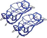 1 Pair Lightweight Elastic Cargo Net Versatile Luggage Fixing for Motorcycle and Bicycle Storage Durable Material Easy to Carry and Install High Capacity for All