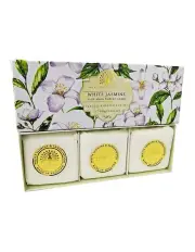 [English Soap Company] Jasmine And Sandalwood Soap Bars Gift Set 3x100g
