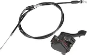 X AUTOHAUX 1 Set 47.24" Thumb Controller Throttle Cable Accelerator Handle Assembly for 50cc 70cc 90cc 110cc 125cc 150cc 200cc ATV Which Have 7/8 "handlebars