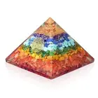 Feng Shui ,7 Chakra Orgone Pyramid|Energy Generator -1 pc