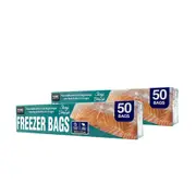 2x Bag Freezer Snap Lock 30cm x 27cm 50pk